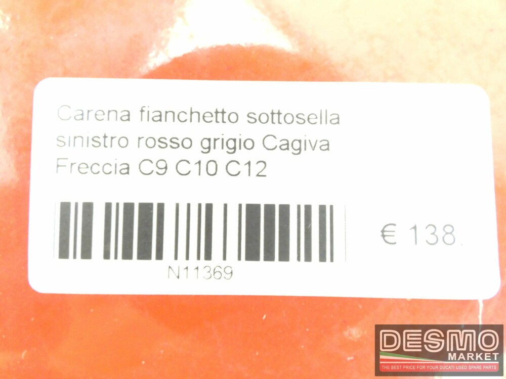 Carena fianchetto sottosella sinistro rosso grigio Cagiva Freccia C9 C10