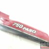 Red and grey left side saddle fairing panel Ducati Paso 750 - Image 4