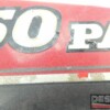 Red and grey left side saddle fairing panel Ducati Paso 750 - Image 5