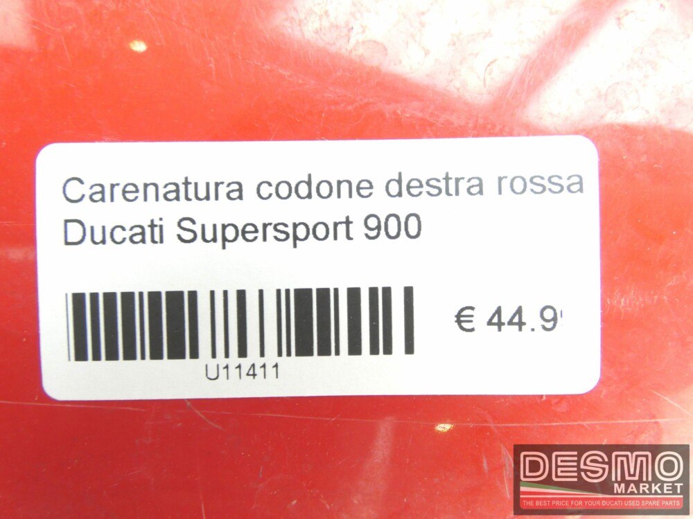 Carenatura codone destra rossa Ducati Supersport 900