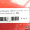 Red right side rear tail section fairing panel Ducati Supersport 900 - Image 7