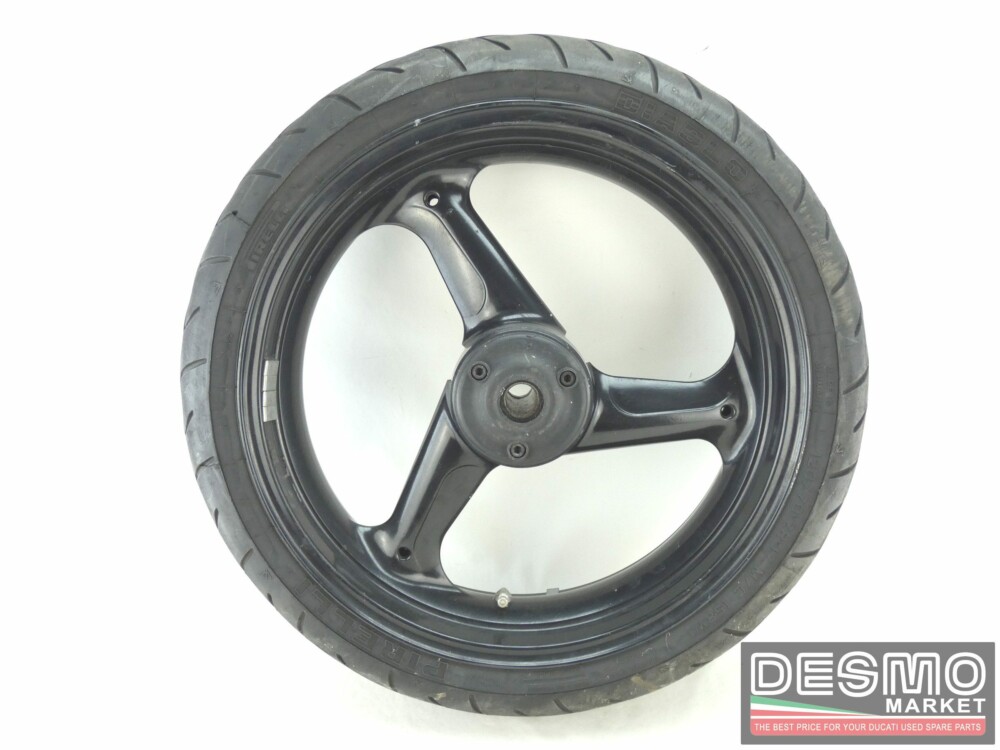 Front black 3 spoke 3,5 x 17 wheel Ducati - Image 2