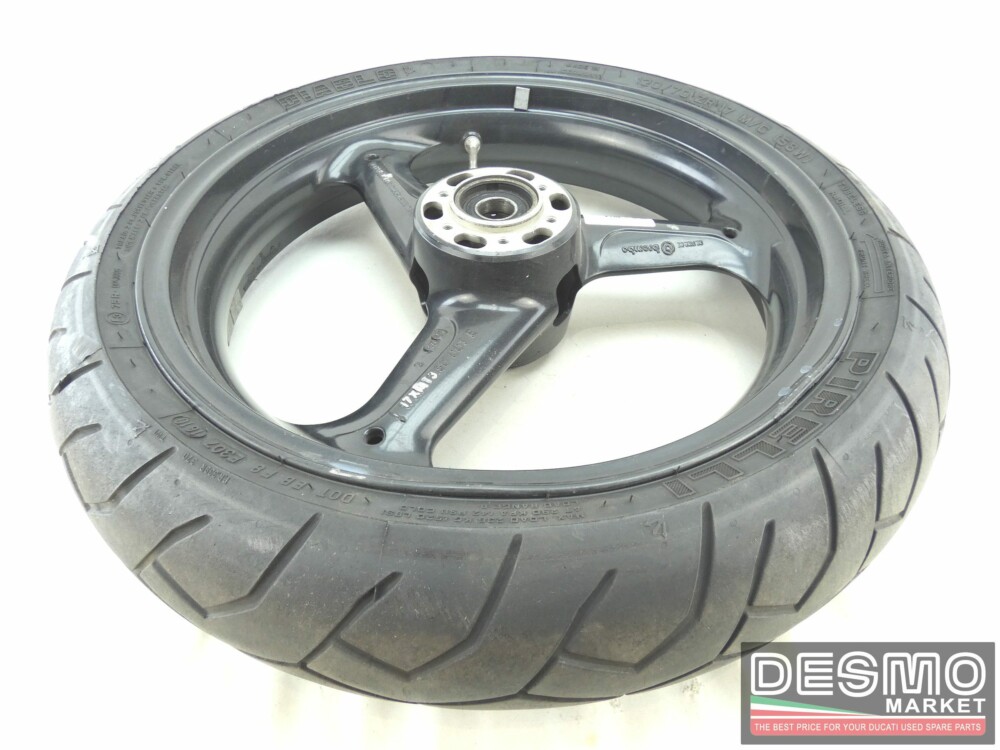 Front black 3 spoke 3,5 x 17 wheel Ducati - Image 3