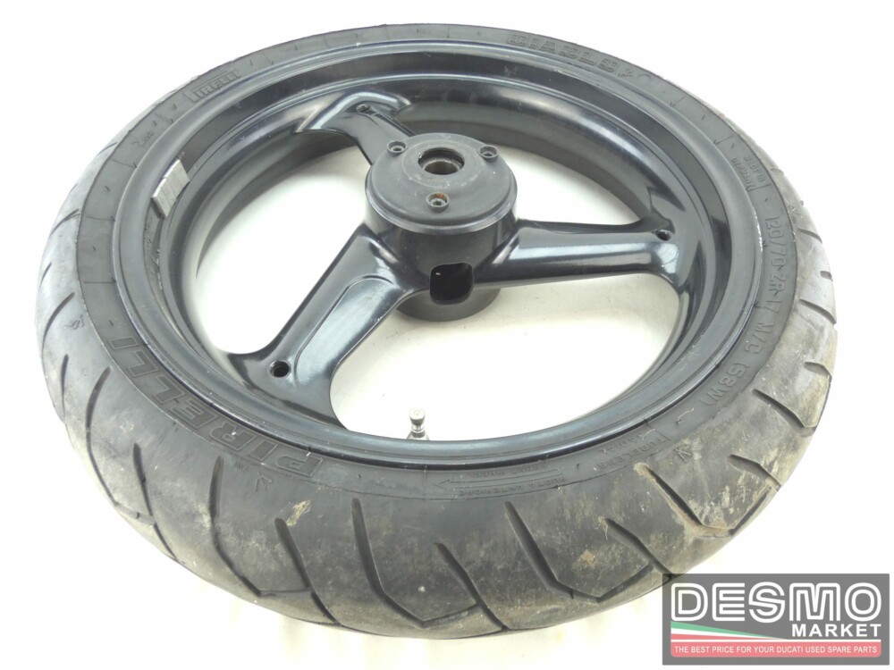 Front black 3 spoke 3,5 x 17 wheel Ducati - Image 4