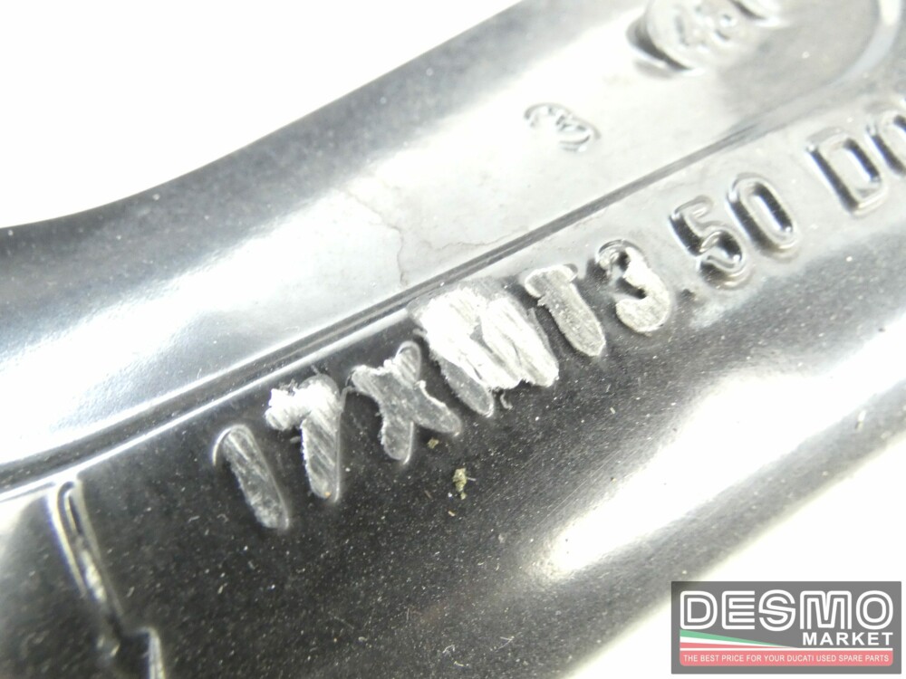 Front black 3 spoke 3,5 x 17 wheel Ducati - Image 6