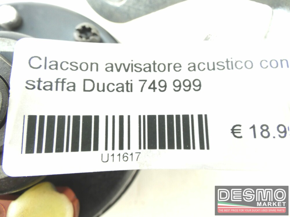 Clacson avvisatore acustico con staffa Ducati 749 999