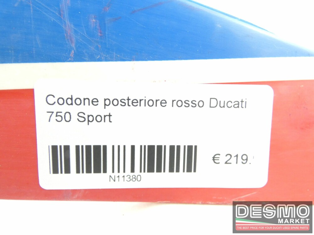 Codone posteriore rosso Ducati 750 Sport