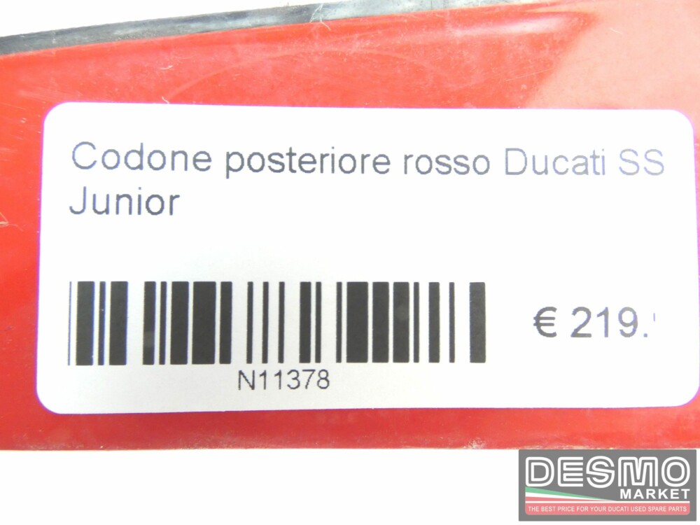 Codone posteriore rosso Ducati SS Junior