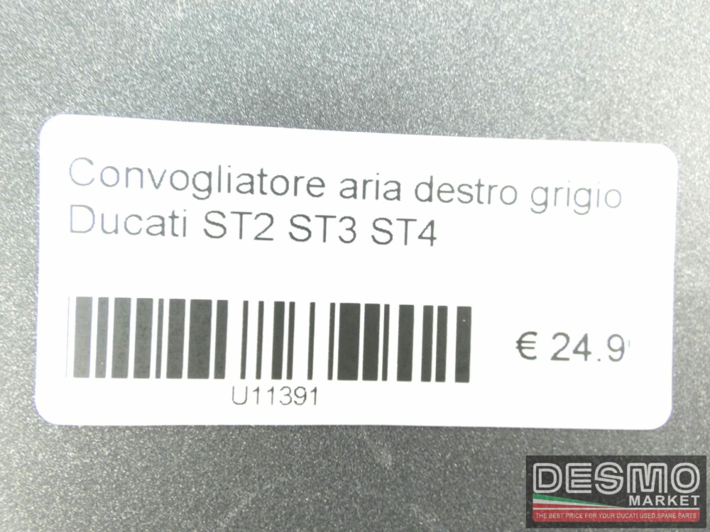 Convogliatore aria destro grigio Ducati ST2 ST3 ST4