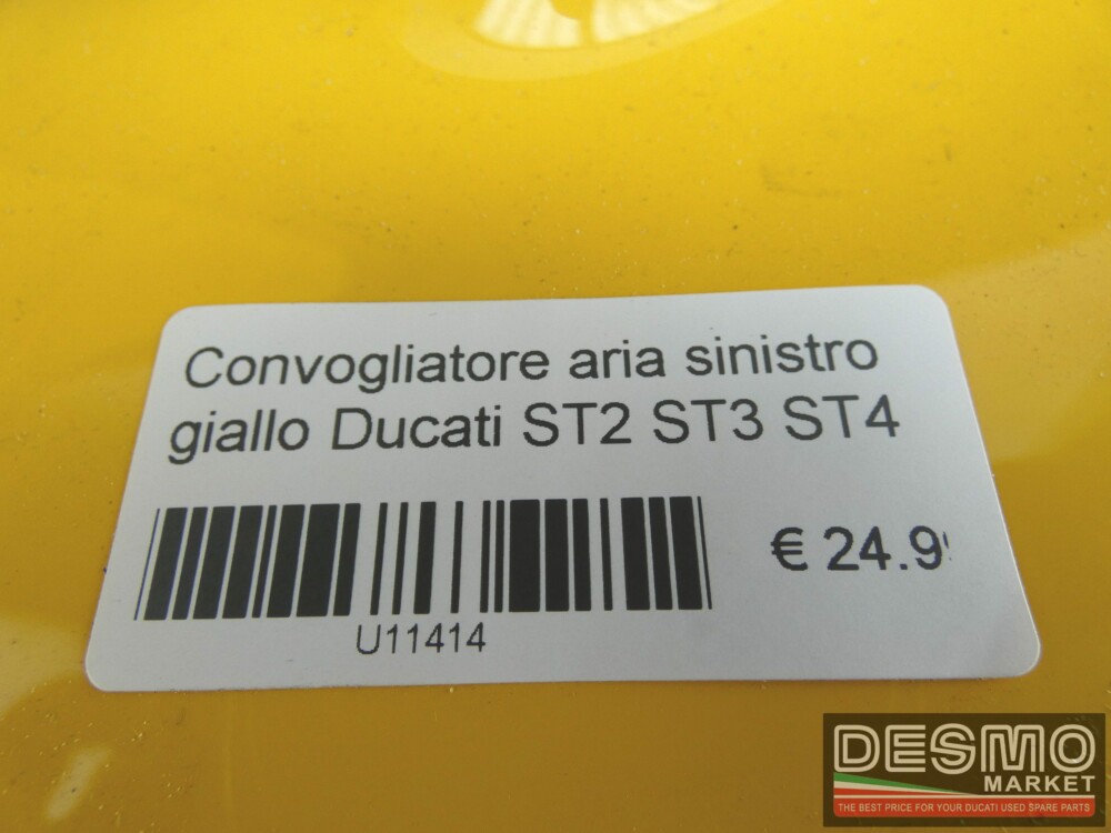 Convogliatore aria sinistro giallo Ducati ST2 ST3 ST4