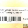Red right side bag cover Ducati Sport Touring st2 st3 st4 - Image 4