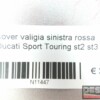 Red left side bag cover Ducati Sport Touring st2 st3 st4 - Image 4