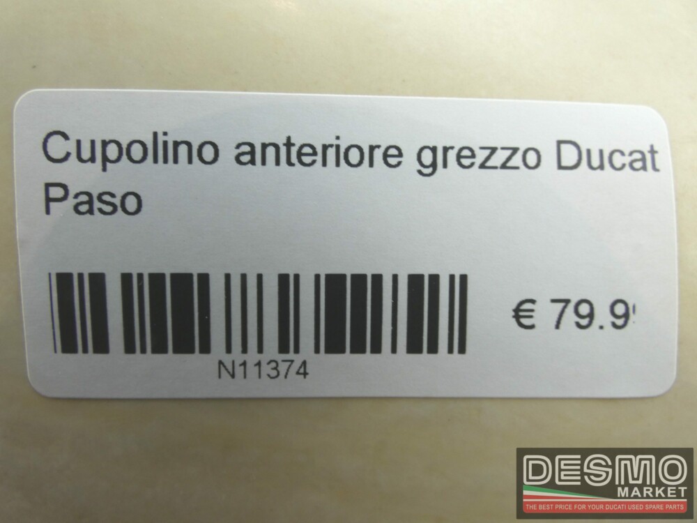 Cupolino anteriore grezzo Ducati Paso