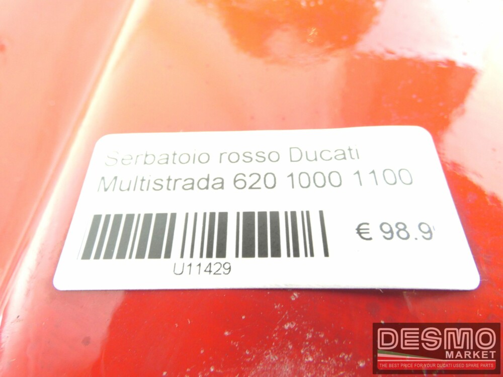 Serbatoio rosso Ducati Multistrada 620 1000 1100