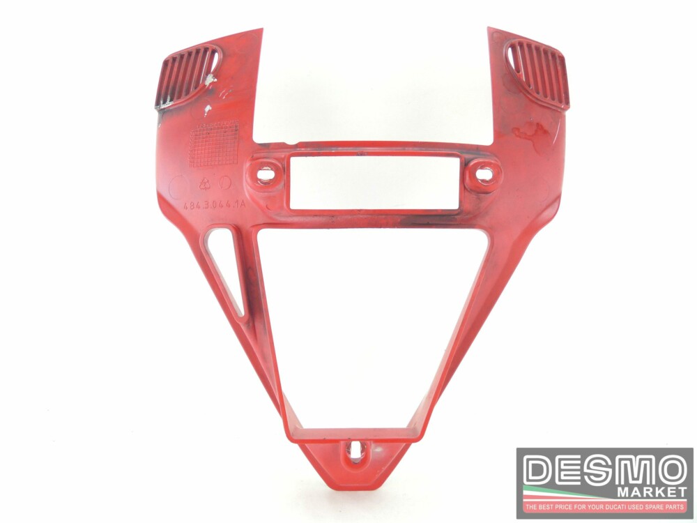 Triangolo convogliatore aria radiatore olio rosso Ducati 749 999