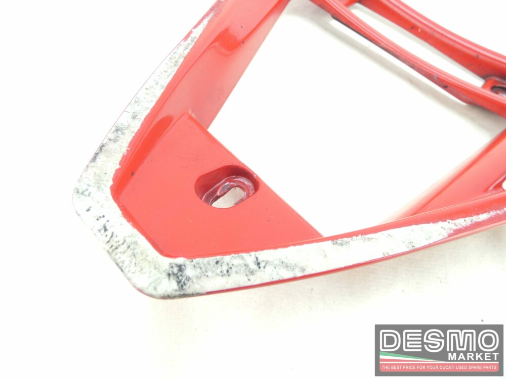 Triangolo convogliatore aria radiatore olio rosso Ducati 749 999