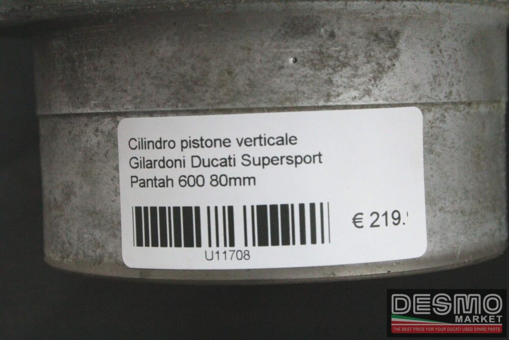 Cilindro pistone verticale Gilardoni Ducati Supersport Pantah 600 80mm