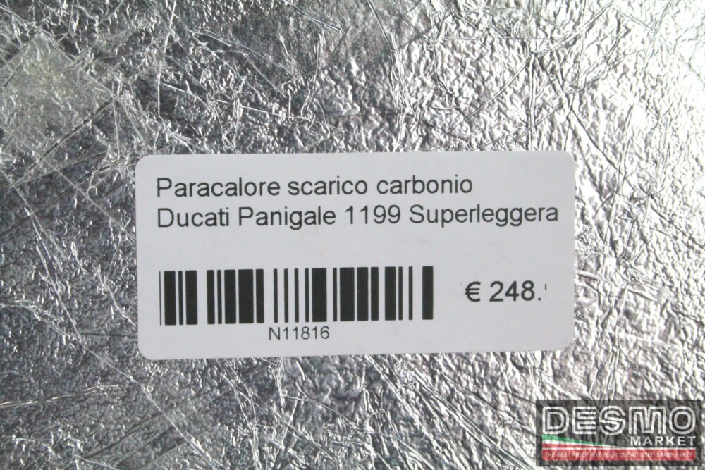 Paracalore scarico carbonio Ducati Panigale 1199 Superleggera