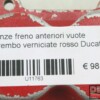 Pinze freno anteriori vuote Brembo verniciate rosso Ducati