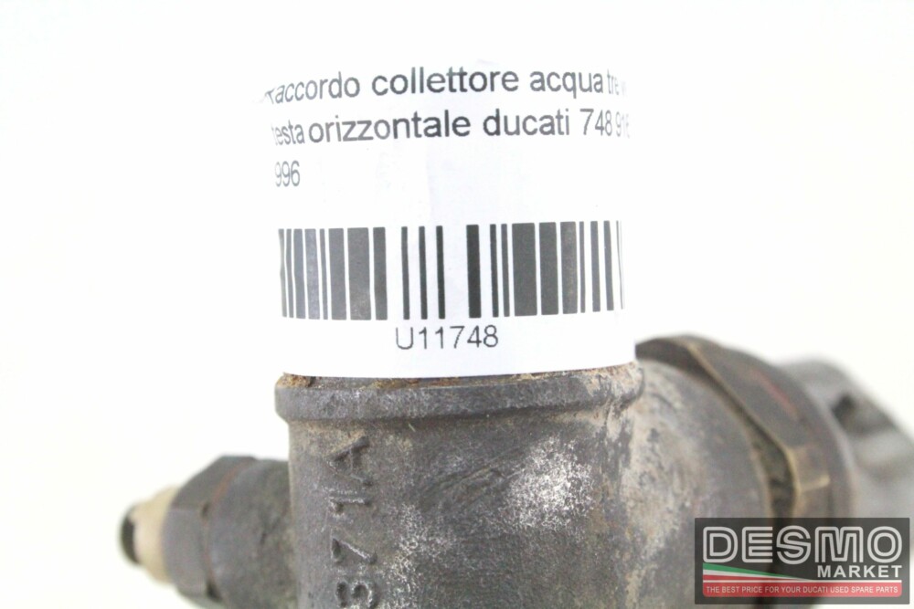 Raccordo collettore acqua tre vie testa orizzontale ducati 748 916 996