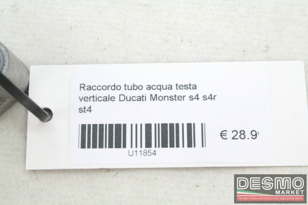 Raccordo tubo acqua testa verticale Ducati Monster s4 s4r st4