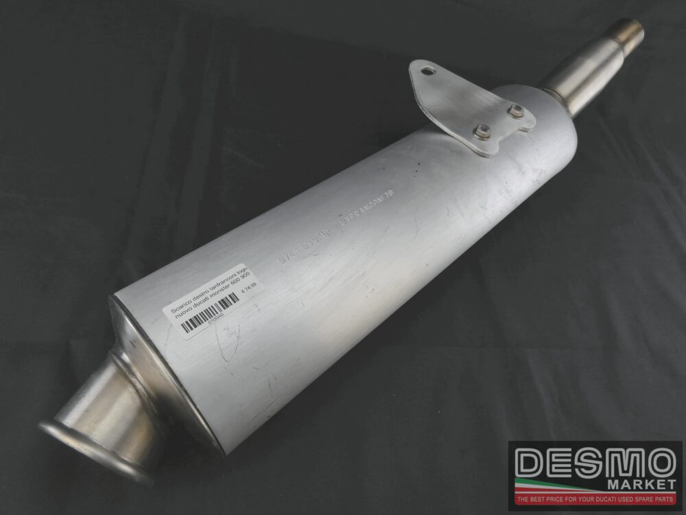 Left side muffler lanfranconi new logo ducati monster 600 900 - Image 3