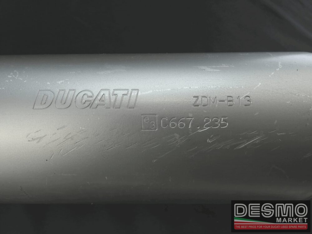 Scarico sinistro remus logo nuovo ducati monster 400