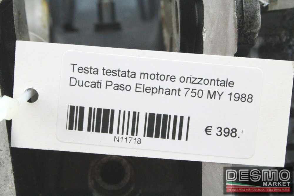 Testa testata motore orizzontale Ducati Paso Elephant 750 MY 1988