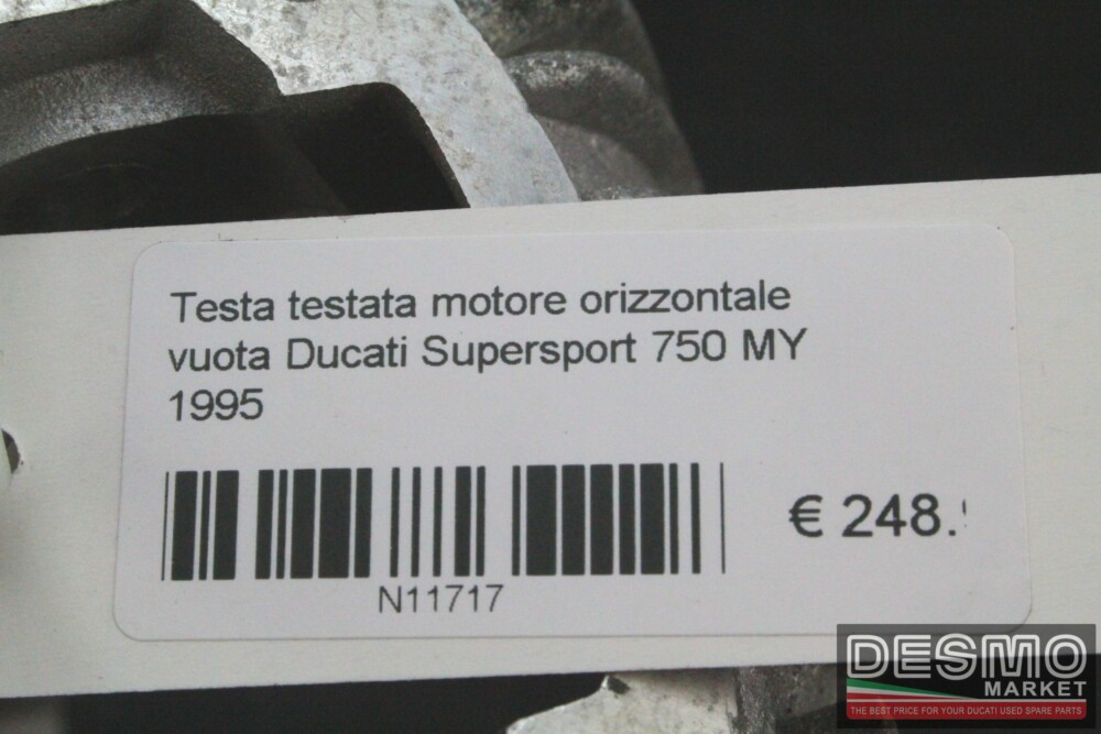Testa testata motore orizzontale vuota Ducati Supersport 750 MY 1995