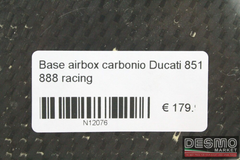 Base airbox carbonio Ducati 851 888 racing
