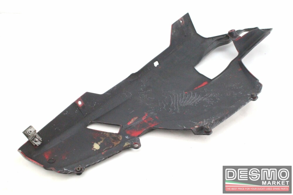 Carena fiancata inferiore destra wrappata carbonio Ducati 848 1098 1198