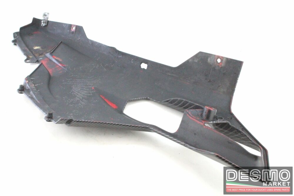 Carena fiancata inferiore destra wrappata carbonio Ducati 848 1098 1198