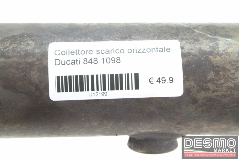 Horizontal exhaust collector pipe Ducati 848 1098 - Image 4