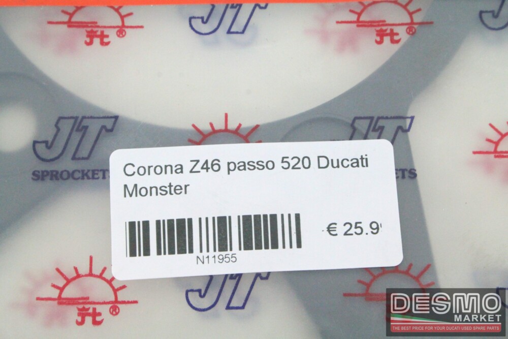 Corona Z46 passo 520 Ducati Monster