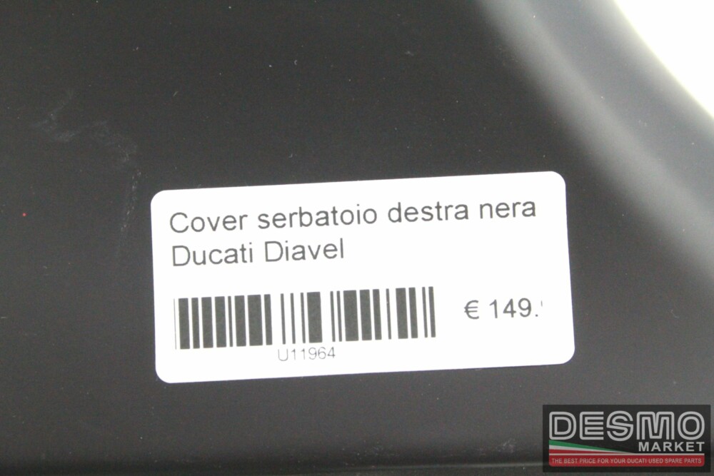 Cover serbatoio destra nera Ducati Diavel