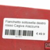 Fianchetto sottosella destro rosso Cagiva Alazzurra