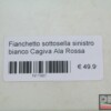 Fianchetto sottosella sinistro bianco Cagiva Ala Rossa