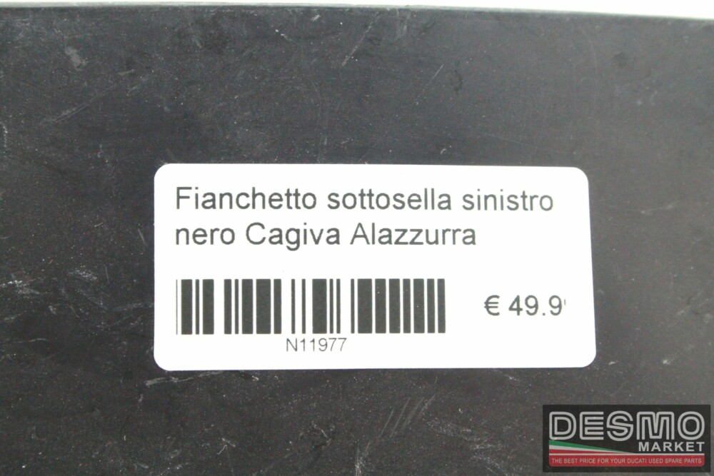 Fianchetto sottosella sinistro nero Cagiva Alazzurra