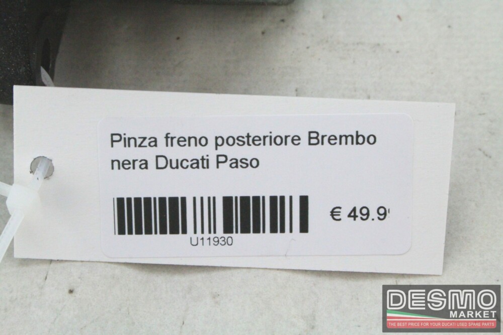 Pinza freno posteriore Brembo nera Ducati Paso