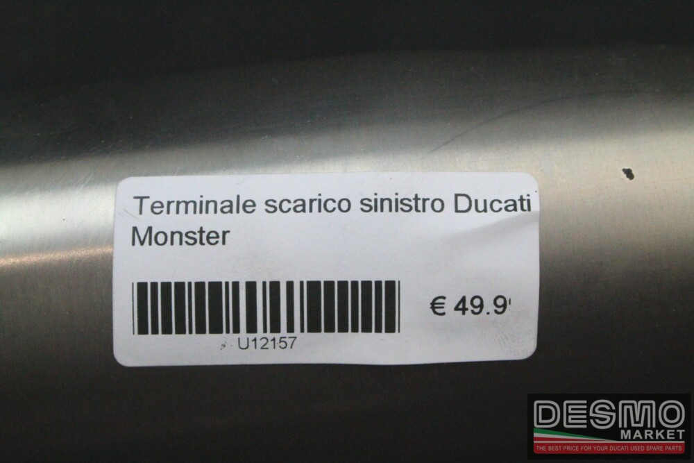 Silenziatore terminale scarico sinistro Ducati Monster