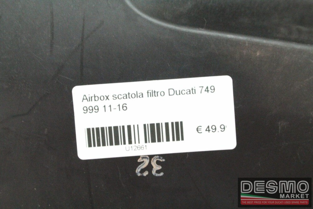 Airbox scatola filtro Ducati 749 999