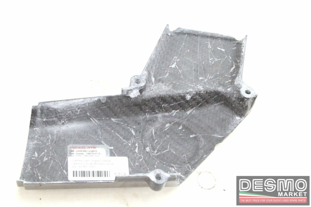 Cartella copri cinghia centrale carbonio Ducati Monster s4 s4r st4