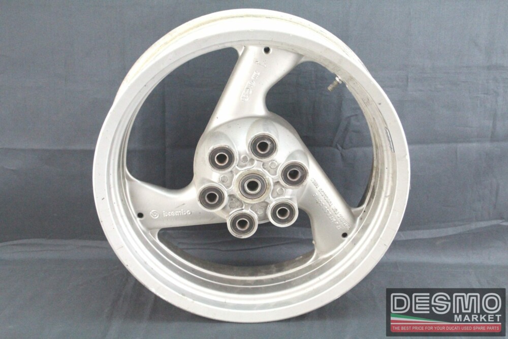 Cerchio posteriore grigio tre razze 17 x 5,5 Ducati Monster 900 SS 900