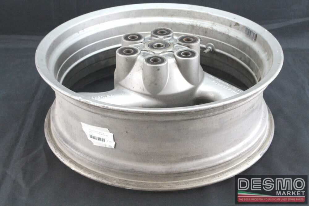 Cerchio posteriore grigio tre razze 17 x 5,5 Ducati Monster 900 SS 900