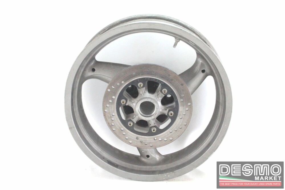 Cerchio ruota posteriore 3 razze grigio 17×4,5 Ducati Monster I.E. 750