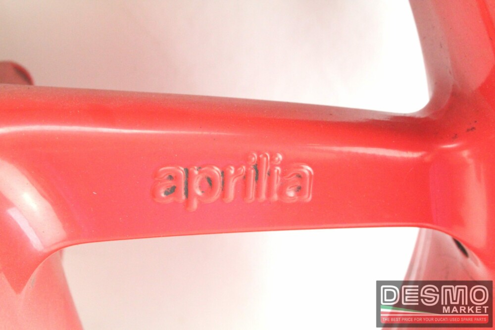 Cerchio ruota posteriore 5 razze rosso 17 x 6 Ducati Aprilia rsv 1000