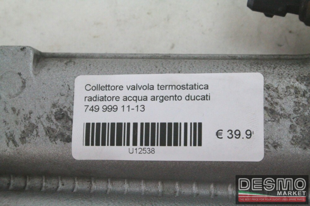 Collettore valvola termostatica radiatore acqua argento ducati 749 999