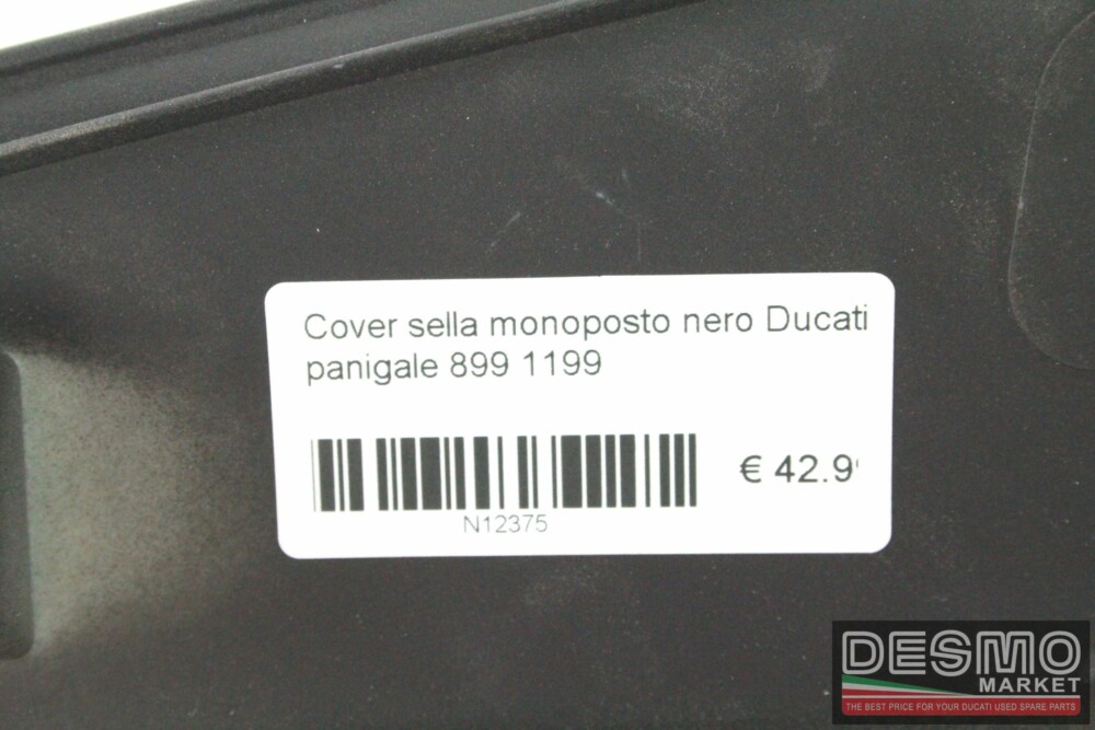 Black single seat cover Ducati Panigale 899 1199 - Image 4