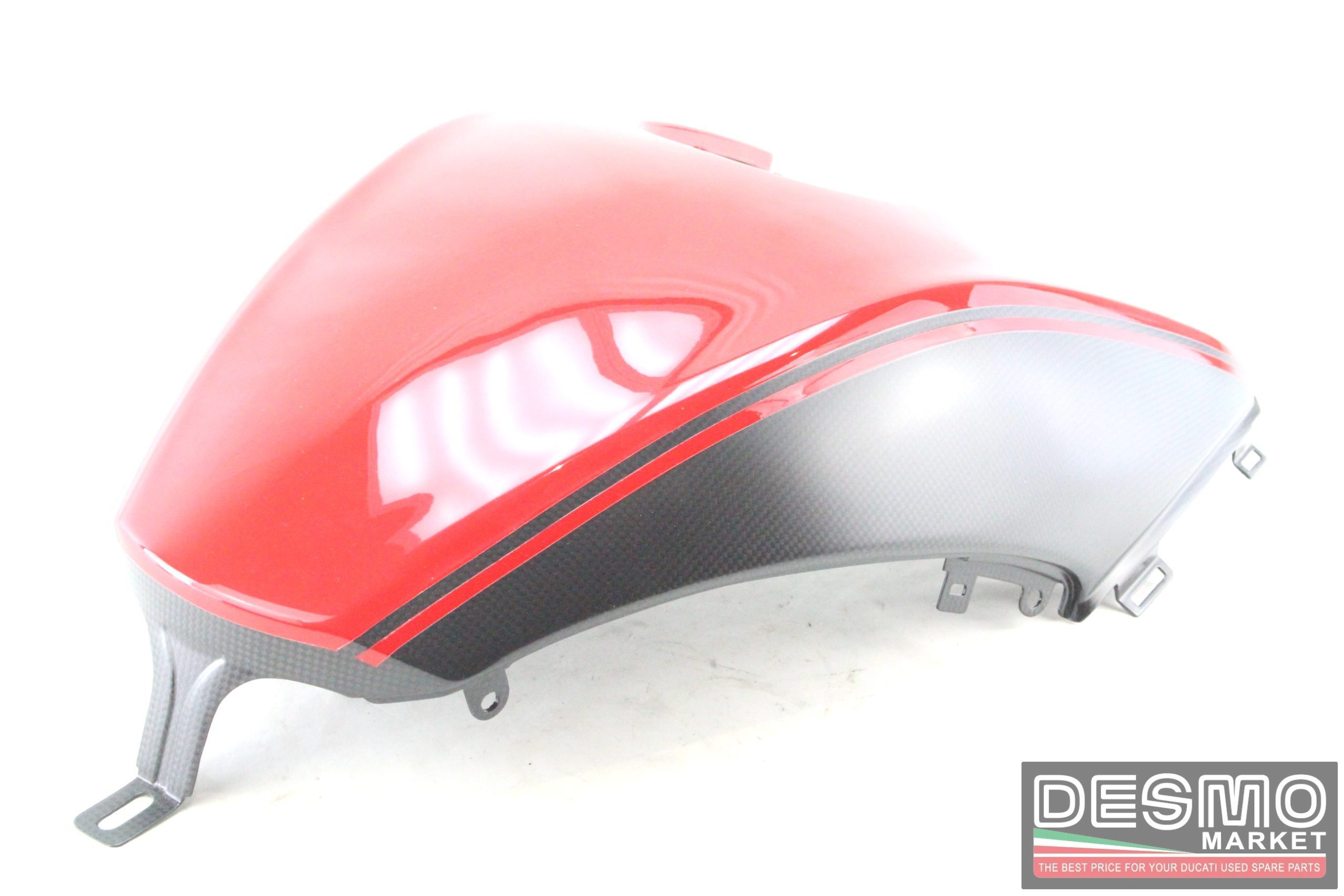 Cover serbatoio carbonio rosso Ducati Diavel