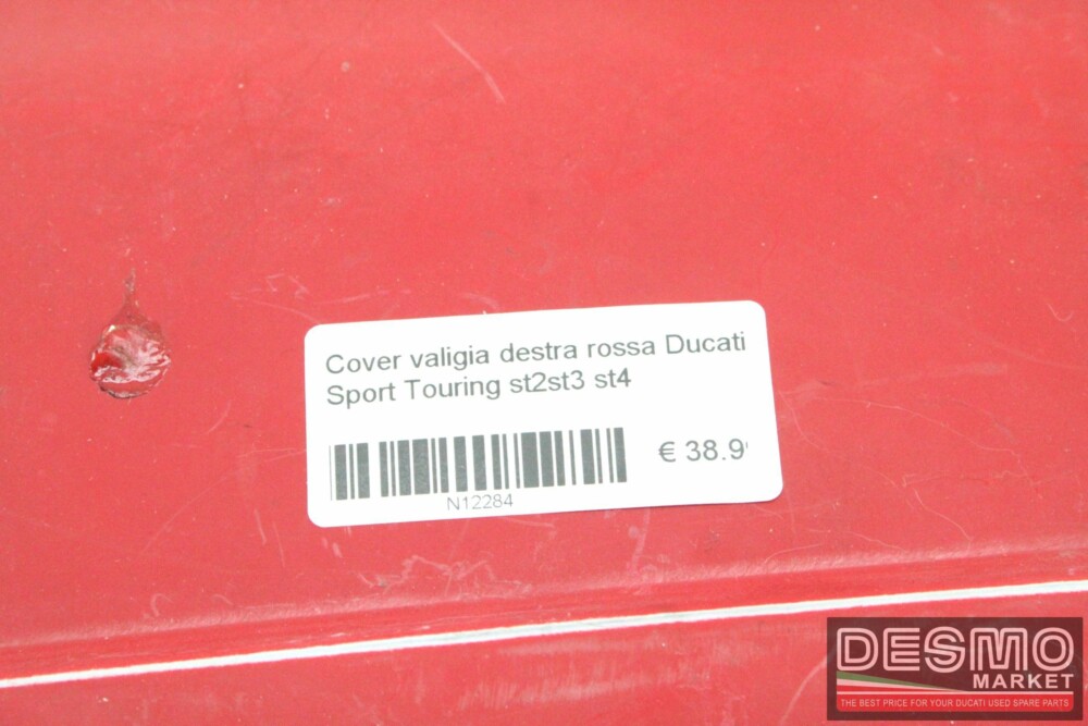 Cover valigia destra rossa Ducati Sport Touring st2 st3 st4